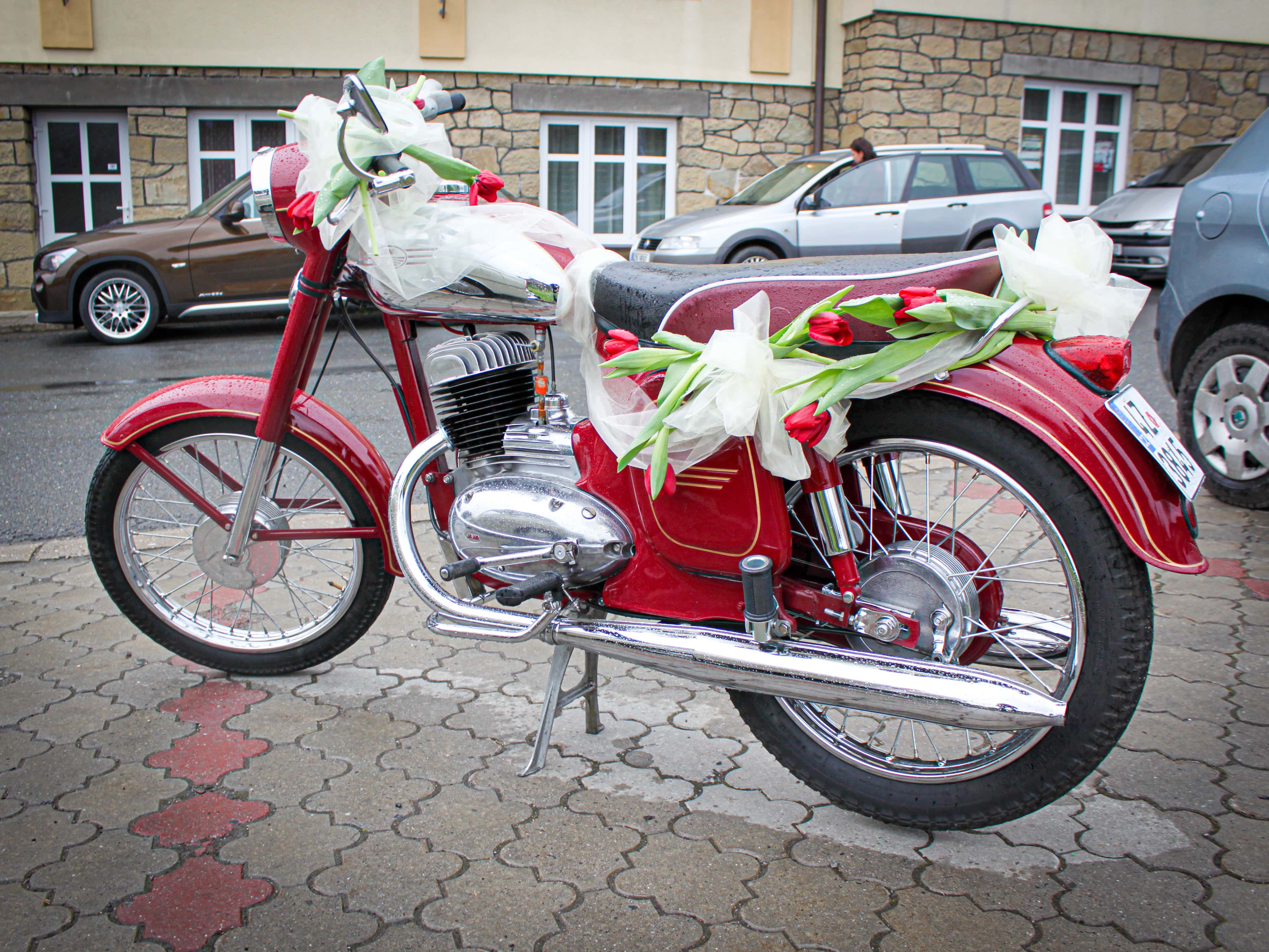 dekorace motorka